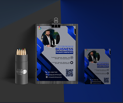 I will design a professional flyer or brochure for your business bifold brochure book cover branding kit business card business flyer corporate flyer event flyer leaflet design products flyer social media posts trifold brochure visiting card
