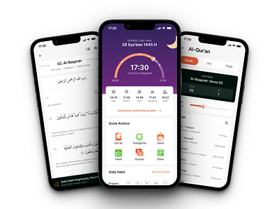 Moslem Assistant App assistant athan dailyui design dhikr islam mobile moslem payment quran ramadhan uiux