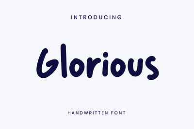 Glorious Handwritten Font book branding cards cover design font food graphic design greeting handwriting handwritten logo menu