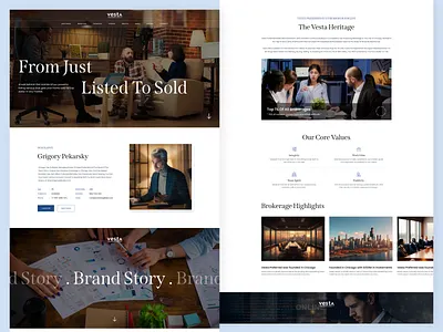 Real Estate Website Design branding clean design dribbble graphic design landing page minimal real estate ui website