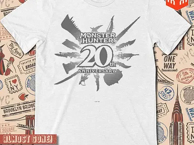 Monster Hunter 20Th Anniversary 2024 t-shirt