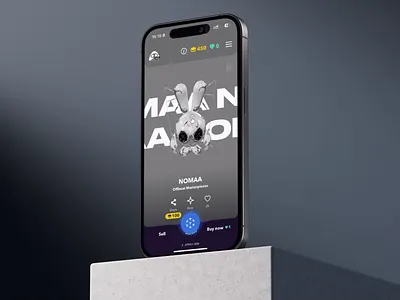 ArToys platform | full project app collection design nft toy typography ui ux web web design