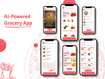 AI-Powered Grocery App ai powered grocery app uiuxdesign
