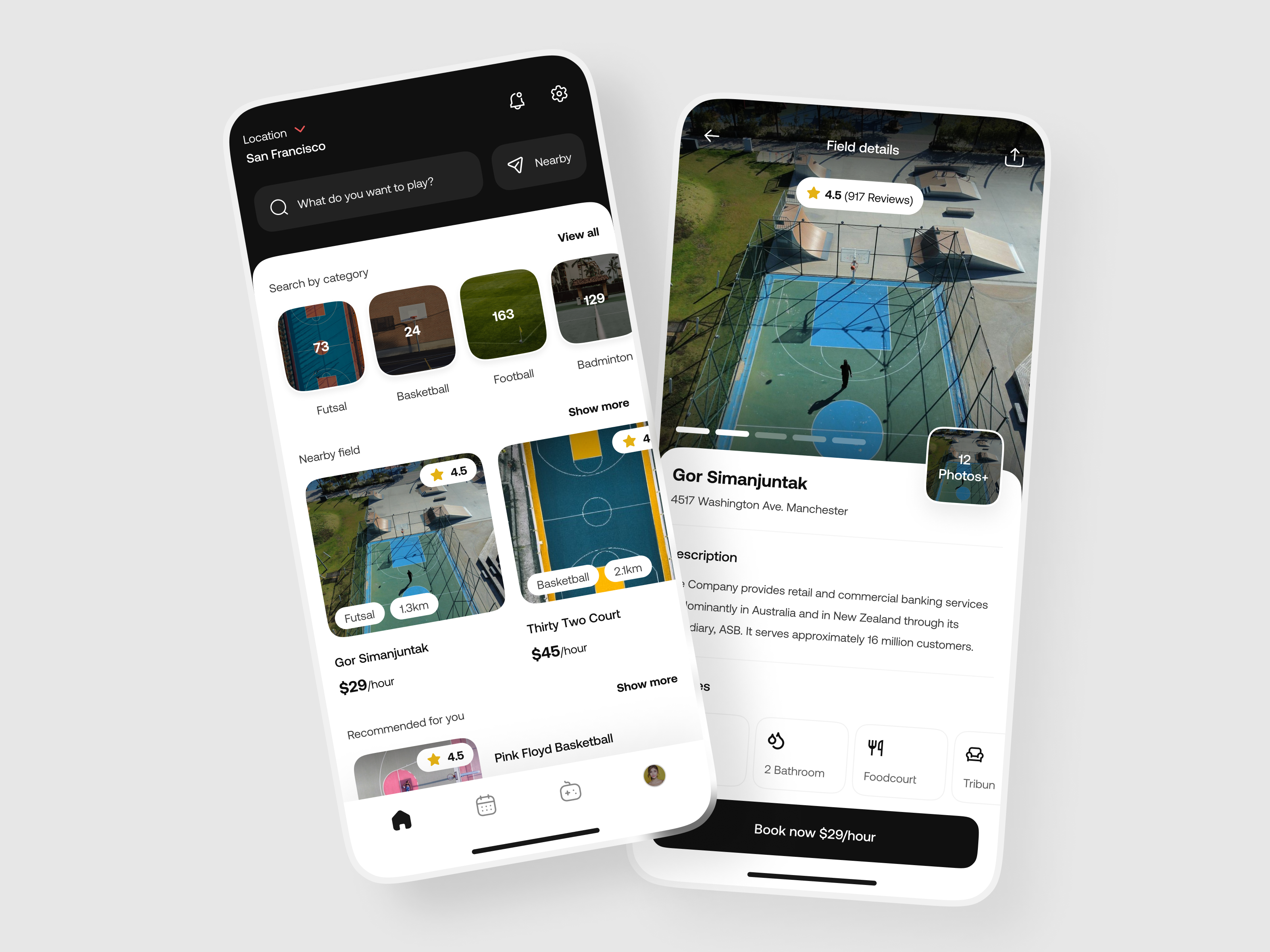 Sewain | Mobile Sport Field Rent 3d animation app branding dashboard design graphic design illustration listing logo mobile mobileapp rent soccer sport ui uidesign ux vector web
