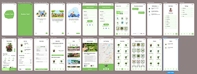 Gardening App Design app design branding logo ui ux web design