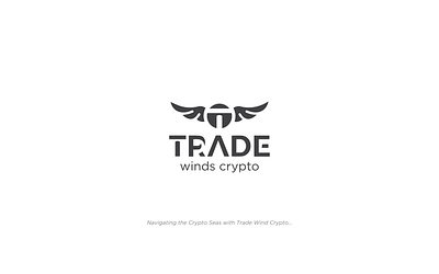 Trade winds Crypto animation branding custom logo graphic design illustration logo ui