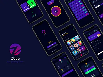 Zoos adam runner branding bubble shooter candy crush card game design game game design illustration ludo poker rummy snake ladder teenpatti tetris ui