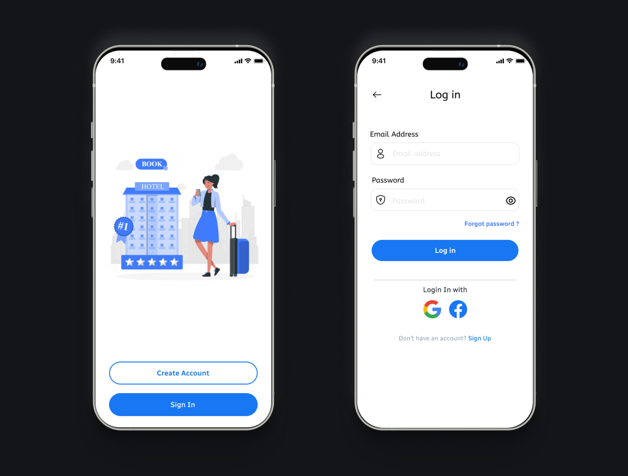 MOBILE APP LOGIN UI by uxpertstechnologies on Dribbble