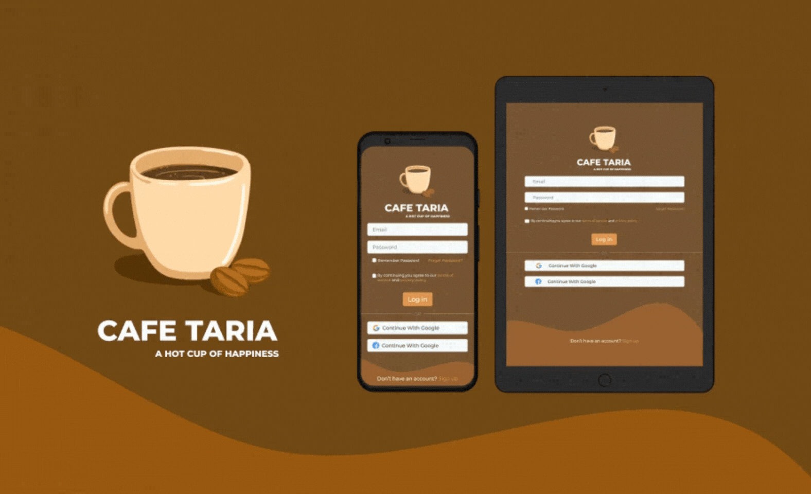 UI/UX Design for Coffee Delivery App for Cafe Taria bong wizard mobile app ui ux design motion graphics ui ui ux design