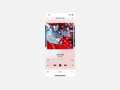 Music player app app design design interface music music player player sound ui ux