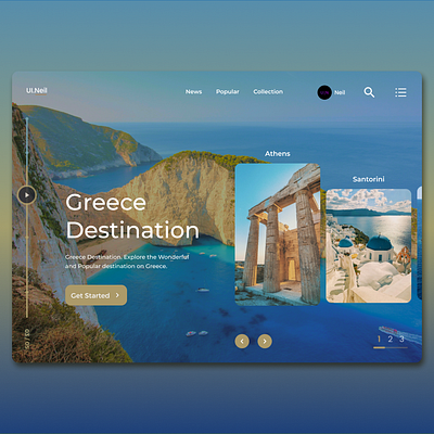 Greece Web Design 3d animation app appdesign branding design graphic design illustration logo motion graphics ui uidesign ux uxdesign