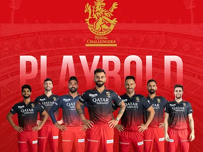 RCB Play Bold branding creative design design graphic design illustration poster ui
