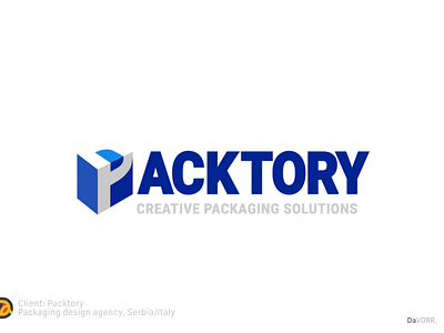 Logo - Packtory branding creative design graphic design illustrative logo logotype modern package packaging packtory vector