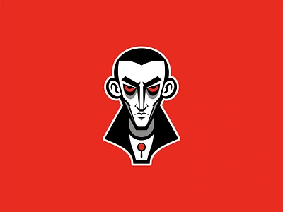 Vampire Logo branding cartoon character death design dracula emblem evil horror icon identity illustration logo man mark mascot sports symbol vampire vector