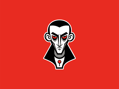 Vampire Logo branding cartoon character death design dracula emblem evil horror icon identity illustration logo man mark mascot sports symbol vampire vector