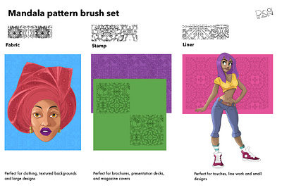 Mandala Procreate Brushes brushes brushsets design graphic design mandala procreate procreate brush pack