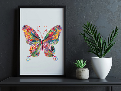 Butterfly Clipart Sublimation branding design graphic design illustration