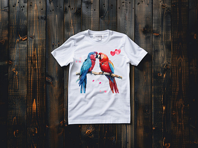 Couple Birds Character Clipart Sublimation branding design graphic design illustration t shirt