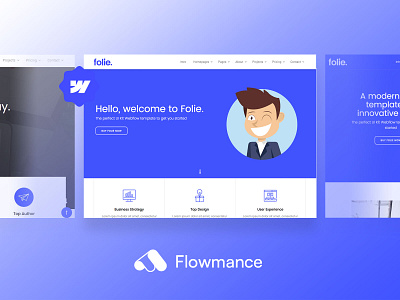 🚀 Folie - Free Webflow Template! 💻✨ agency agency template design template ui webflow webflow template webflowtemplate websitedesign