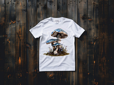 Mushroom Clipart Illustration branding design graphic design illustration t shirt