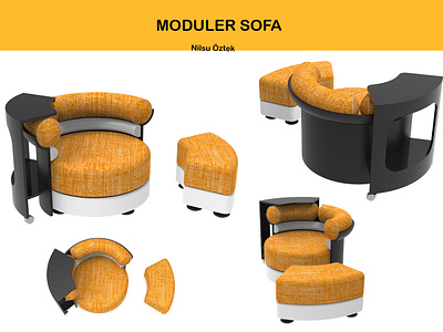 Moduler Sofa 3d 3d model 3drender design render industrial design product design