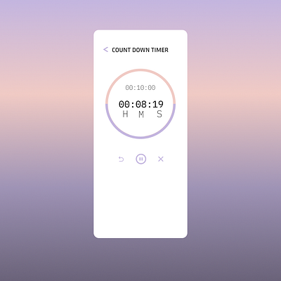 Count down timer