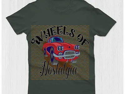 Vintage Car T-Shirt Design car t shirt design t shirt t shirt bundle t shirt design tshirt design typography vintage vintage t shirt