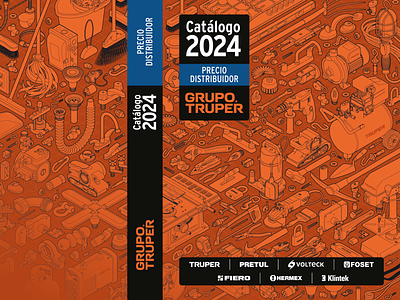 TRUPER Product Catalog 2024 adobe illustrator cover diy instructional design isometric isometric illustration mexican talent mexico power tool systematic design tech technical technical drawing technical graphics technical illustration tool vector graphics