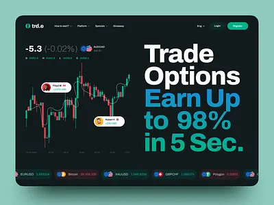 Crypto Platform Web Design blockchain crypto crypto website cryptocurrency digital product product design trading platform ui ux ui ux design wallet web design web ui website design