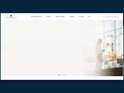 New company website for tax consultant and auditor Bleckmann. aesthetic animated website beige bright comapny website corporate website gold minimal dsign tax tax advisor ui ux webflow website