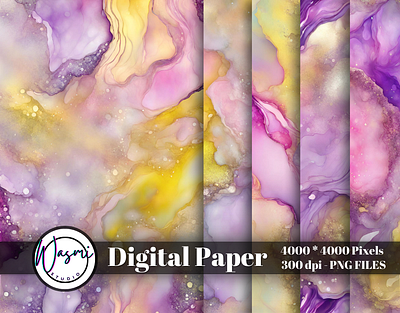 Pastel Pink & Violet & Yellow Abstract Background abstract background digital art wallpaper