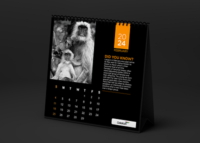 Calendar designs 2024 (Dark edition) graphic design photoshop