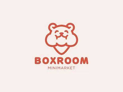 Boxroom boxroom character hamster ice cream logo logotype nature zoo