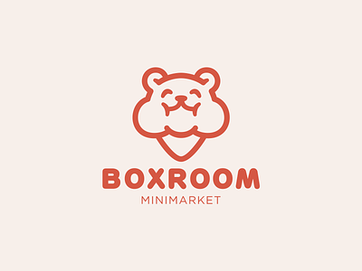 Boxroom boxroom character hamster ice cream logo logotype nature zoo