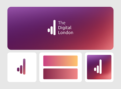 The Digital London Branding branding colors design draw dribble figma graphic design illustration logo ui ux