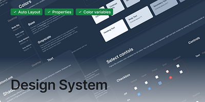 Design System app ui web website