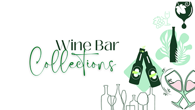 Wine Bar Assets bar branding design figma graphic design illustration logo sqsp squarespace ui vector wine wine website
