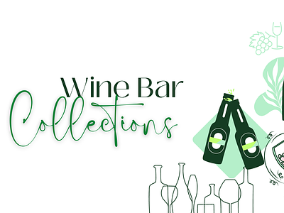 Wine Bar Assets bar branding design figma graphic design illustration logo sqsp squarespace ui vector wine wine website