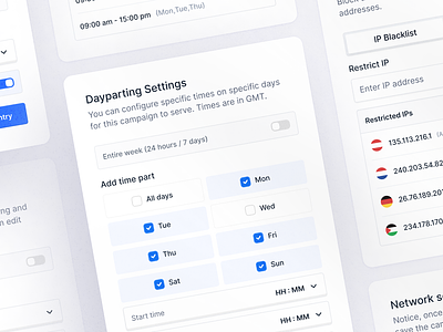 WIP 🌿 Campaign creator form sections adoptive campaign challenge dashboard desktop form layout mobile mockup presentation responsive saas web app