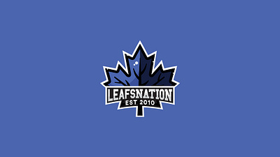 Leaves Nation branding graphic design hockey logo sport