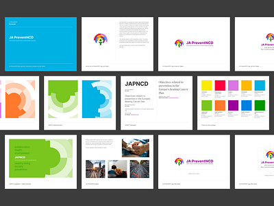 JA PreventNCD Brand Guide brand guide branding europe european guide health logo slides typography