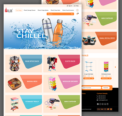 Kitchenware Store Web Template ecommerce design ecommercetemplate kitchendesign kitchenware kitchenware design kitchenware products kitchenware store onlineshoppingstore onlinestore websitepagedesign