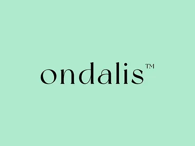 Ondalis branding cosmetics graphic design logo