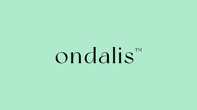 Ondalis branding cosmetics graphic design logo