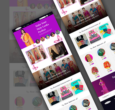 Saree Store Web Template create online store online shopping store online store design online store website saree design saree online saree online shopping saree store saree website saree website template
