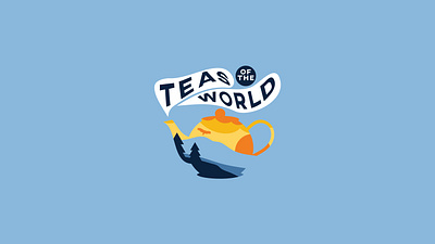 Teas of The World branding graphic design logo tea