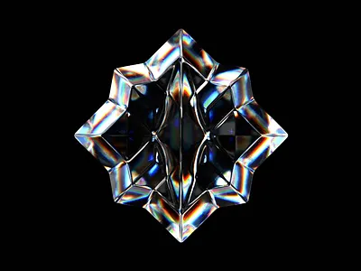 Glass Abstract 2 3d abstract ai animation blender branding coin crypto cycles glass graphic design ice illustration light logo motion nft transparent ui video