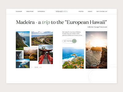VoyageVista- Travel Landing Page landing landing page travel travel agency travel landing page travel website travel website landing ui design web design