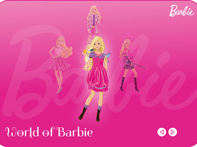 Barbie branding creative design graphic design illustration logo typography ui ux vector