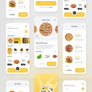 Food App UI Design by Calfin Danang on Dribbble